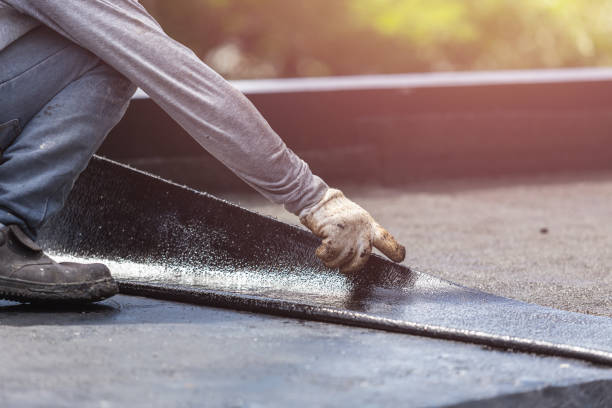 Professional Emergency Waterproofing technician working in Edgerton, OH
